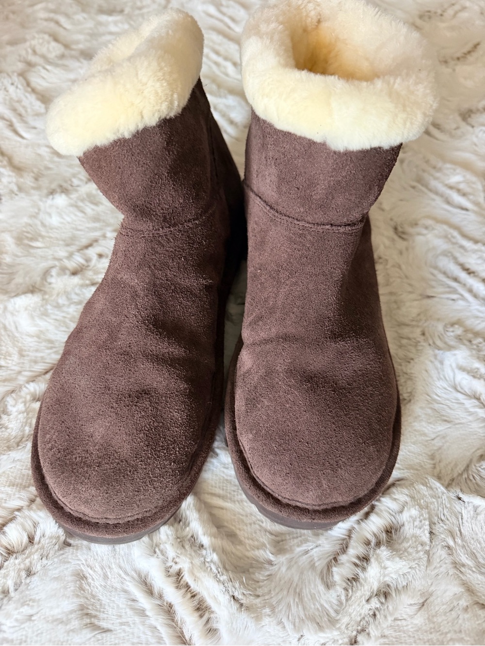 Michael Kors Cozy Shearling-Lined Suede Boots